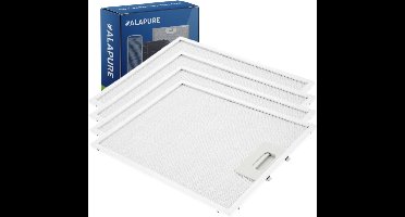 4x Metaalfilter voor Zanussi 4055468278 298x238mm