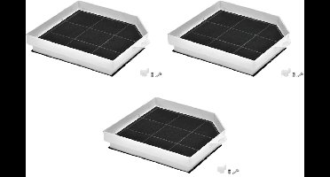 3x Koolstoffilter voor Siemens 00299600 / LZ31000
