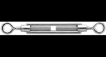 m5 x 70 draadspanner oog - oog verzinkt gebogen oog - spanner - spanschroef - windverbandspanner - constructiespanner.