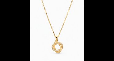 Luxe ketting - verguld - Stijlvolle ketting - Goudkleurig - Roestvrijstalen -Cadeau Voor Vrouwen- cadeau -Valentijn - Liefde - Verrassing