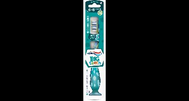 Aquafresh Big Teeth - Tandenborstel - Kinderen 6-8 Jaar - Originele Kleurrijke Handgreep