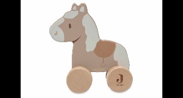 Jollein - Houten Paard Op Wielen - Houten Speelgoed - Nostalgic Ride - 100% FSC