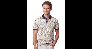 Baileys poloshirt korte mouw beige