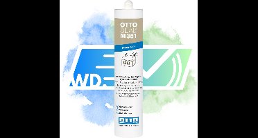 Ottoseal M361 structuurpolymeerkit - 310 ml koker - heldergrijsbeige - voor gevelaansluitingen