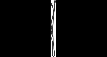 Sibel 1-Leg Metal Grips Wavy Black 70mm-24st