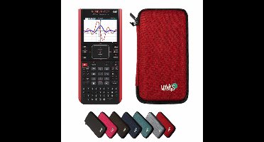 TI-Nspire CX II-T CAS incl. WYNGS Beschermhoes Rood - Grafische Rekenmachine - Basis Pakket
