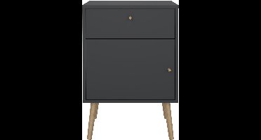 Giga Living Nachtkastje Bodo - Grijs - 39x50x72cm