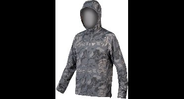 Endura Hummvee Windproof Shell Jacket Grey Camo - S