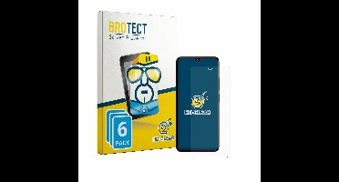 BROTECT - Screenprotector voor Xiaomi Redmi 14R - Folie Beschermfolie transparant 6 Stuks