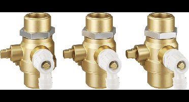 Bosch Toebehoren voor woningstations Kogelkraan Set (3 stuks), 7735600615