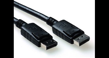 ACT 1 meter DisplayPort kabel, male - male, power pin 20 aangesloten. AK3978