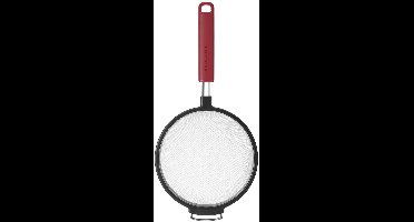 Zeef met Handvat, Bolzeef, 17 cm, Kunststof/RVS, Rood - KitchenAid