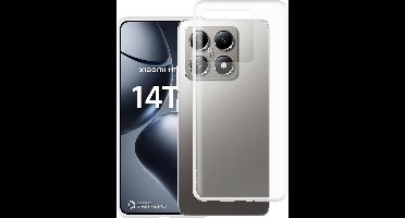 Just in Case hoesje geschikt voor Xiaomi 14T Pro Hoesje Siliconen - Flexibele Case - Transparant