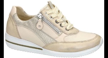 Waldläufer Himona Sneakers - Leer - Dames - Beige - Maat 36