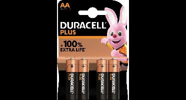 Duracell AA batterij - 20 packs x 4 batterijen - 80 batterijen in 1 verpakking - 1,5V LR6 batterij - geschikt voor alle apparaten - voordeligste prijs