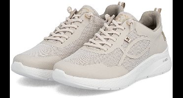 Rieker Dames Sneaker Sneaker Casual Comfortabel Memory-Foam M8551-60 Beige