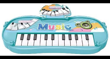 Kinder piano -Muziek Speelgoed voor kinder- speelgoed piano-Educatief Muziekinstrument-Muziek speelgoed peuter-Speelgoed piano- Blauw