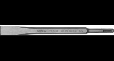Yato YT-4721 Platte Beitel – SDS-Plus – 20 x 250 mm – Chroom-Vanadium Staal (CrV) – Voor Sloop