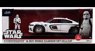 Star Wars - Stormtrooper & 2021 Dodge Charger SRT Hellcat - Jada 1:24
