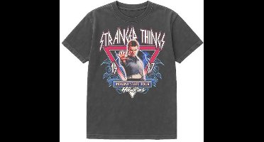 Stranger Things Season 5 - Eleven 87 Tour Front Back Heren T-shirt - meerkleurig - M