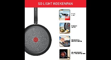Tefal - So'Light - Koekenpan - 30 cm - Incl. Inductie