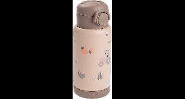 Done By Deer Thermos Drinkfles Rietje - 340 ml - Tiny Farm - Powder