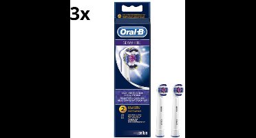 Oral-B 3D White Opzetborstels - 3 x 2 Stuks