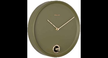 Karlsson Wandklok Esencia Cuckoo - Groen - Ø30cm - Wandklok Modern