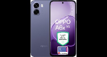 OPPO A6x 5G 4+128GB Black Purple - Extra Garantie