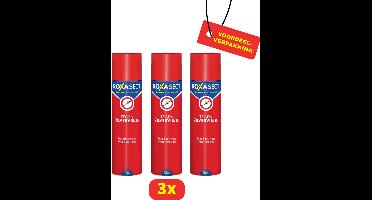 Roxasect Spray tegen Zilvervisjes - Insectenspray - 3 x 400ml - Voordeelverpakking