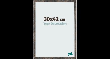 Your Decoration - Fotolijst 30x42 cm - MDF - Geoxideerd Metaal - Bologna