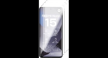 Screenprotector geschikt voor Xiaomi Redmi Note 15 4G / Note 15 5G / Poco M8 5G – 3 Stuks – Full Cover Gehard Glas – Edge Protection – 9H