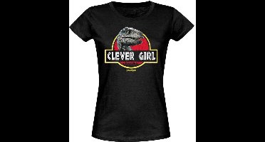 Jurassic Park Clever Girl Dames T-shirt - zwart - XXL
