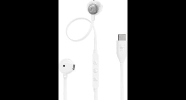 JBL Tune 305C USB-C | Bedrade In-Ear Oordopjes | JBL Pure Bass Sound | USB-C Aansluiting | Hi-Res Audio | Ingebouwde Microfoon | 3-Knops Afstandsbediening | Wit