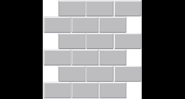 10 stuks zelfklevende keukentegels – 30,5x30,5 CM – Waterdicht & spatscherm stickers – Lichtgrijs