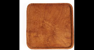 Safaary - The Teak Square Plate - Natural - XS
