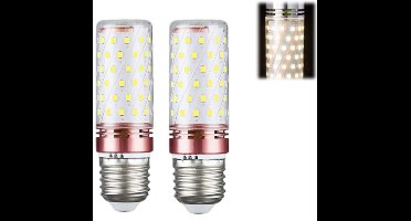 Set van 2: E27 12W Warmwit (3000K) Corn-lampen — Ideaal voor verlichting in huis, magazijn en tuin.