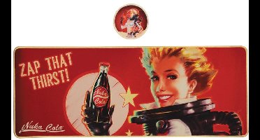 Fallout Desk Pad & Coaster Set Nuka-Cola