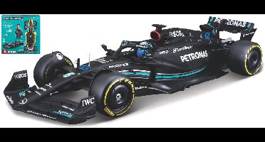 Bburago Mercedes-Benz Amg - Modelauto - Schaal 1:24 - Zwart/Turquoise