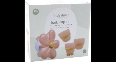 Little Dutch Badwandbekers - Bloem