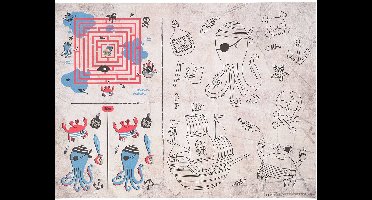 Activiteiten Placemat - Pirate Party - 6 stuks