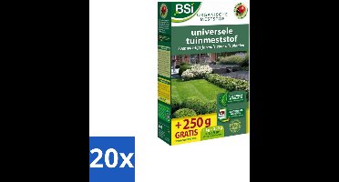 BSI – Universele Meststof – Evenwichtige Groei & Sterke Planten – 1,25 kg (12,5 m²) - Bulkverpakking - 20 stuks