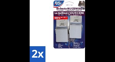 BSI – Muizenval – De Beste Muizenval – Duopack - Voordeelverpakking - 2 stuks