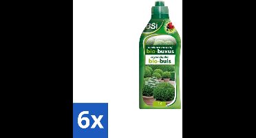 BSI – Bio Buxus Meststof – Gezonde Groei & Diepgroene Bladeren – 1 L - Voordeelverpakking - 6 stuks