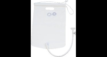 Sundo Douche in zak met kleine douchekop wit, 6 liter