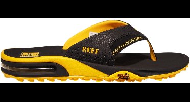 Reef Fanning Pregame heren teenslippers - Black/Yellow