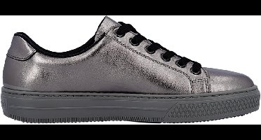 Manila leren sportschoenen met rits