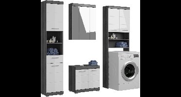 xonox.home badkamermeubel Scout rookzilver imitatie 190x191x34 cm