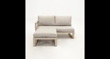 Vita Grosso 2-zits bank rechts + hoek antraciet