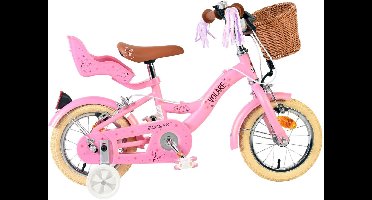 Volare Blossom Kinderfiets - Meisjes - 12 inch - Roze - Twee handremmen